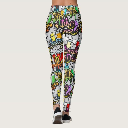 Hip Hop Graffiti leggings (Achterkant)