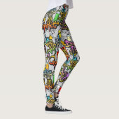 Hip Hop Graffiti leggings (Rechts)