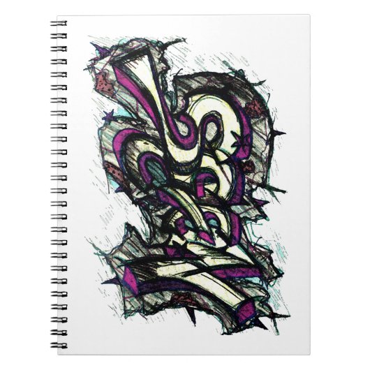Hip Hop Graffiti Letters Notitieboek (Voorkant)