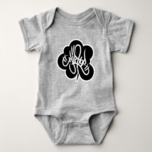 hip hop graffiti muziek romper (Voorkant)