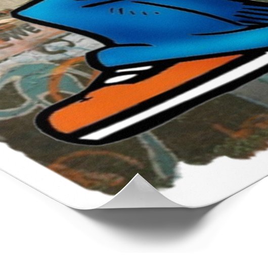 Hip Hop graffiti poster (Hoek)