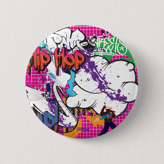 Hip Hop Graffiti Ronde Button 5,7 Cm