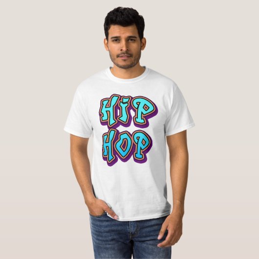 Hip Hop Graffiti T-shirt (Voorkant volledig)