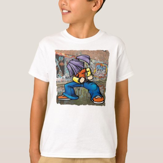 Hip Hop Graffiti T-shirt (Voorkant)