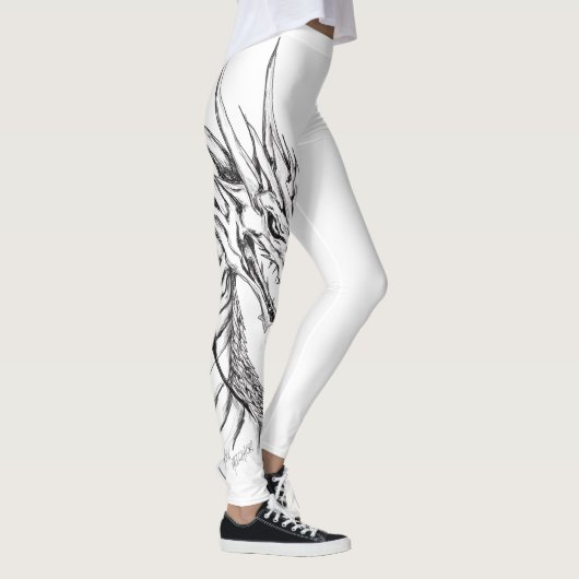 Hip Hop Grafische Leggings - Draak (Rechts)
