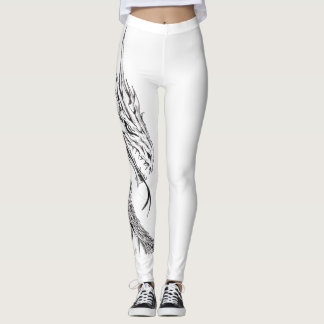 Hip Hop Grafische Leggings - Draak