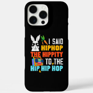 Hip Hop Hippity Grappige Paashaas Jongens Meisjes  iPhone 16 Pro Max Hoesje