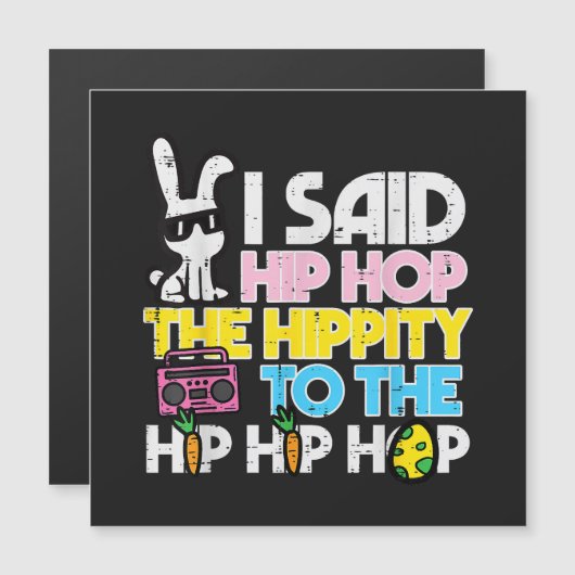 Hip Hop Hippity Paashaas (Voorkant / Achterkant)