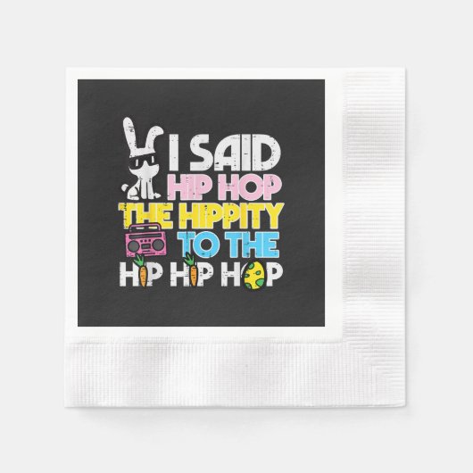 Hip Hop Hippity Paashaas Servet (Voorkant)