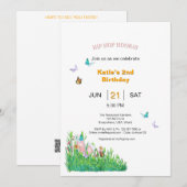 Hip Hop Hoera Verjaardag Kaart (Voorkant / Achterkant)