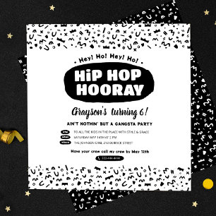 Hip Hop Hooray Birthday, 90 jaar oude school Rap L Kaart
