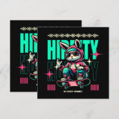 Hip-Hop Hoppity - Skater Bunny Pasen (Voorkant / Achterkant)