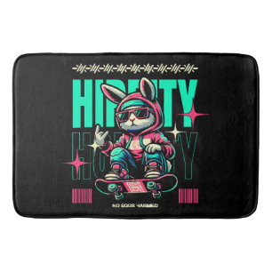 Hip-Hop Hoppity - Skater Bunny Pasen Badmat