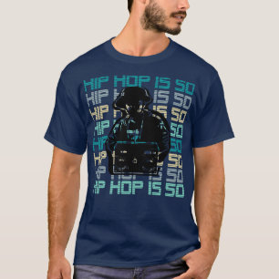 Hip Hop is 50 DJ Boom Box T-shirt