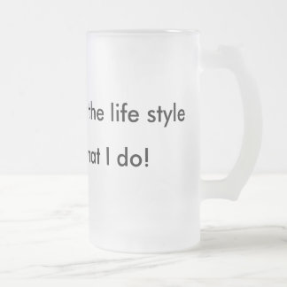 Hip Hop, is de levensstijl, Rap, is wat ik doe! Matglas Bierpul