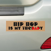 Hip Hop is mijn theRAPy Bumpersticker (Op auto)