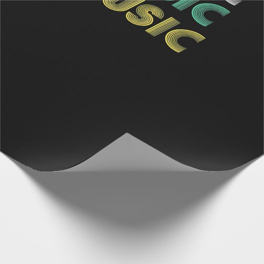 Hip Hop Jazz Funk Black Music - Musical Creative Cadeaupapier (Hoek)