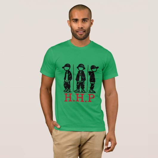 Hip Hop jongens grappig T-shirt (Voorkant volledig)