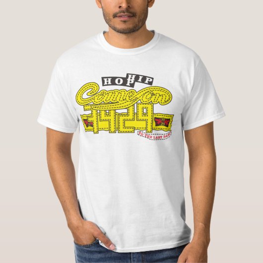 Hip hop kom op t-shirt (Voorkant)