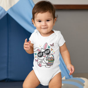 Hip Hop Konijn Baby Romper
