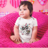 Hip Hop Konijn Baby Romper