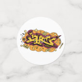 Hip hop kunst graffiti feest confetti (Kleine voorkant)