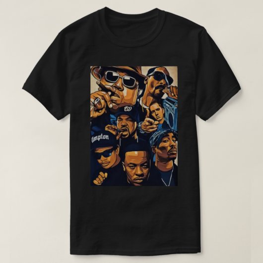 Hip Hop Legt alles samen met Classic T-Shirt (Design voorkant)