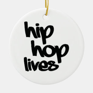 Hip Hop Lives Keramisch Ornament