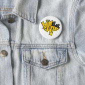 Hip-hop logo ronde button 5,7 cm (In situ)