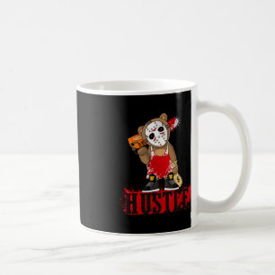 Hip Hop Lover Hockey Mask Teddy Bear Fun Entrepren Koffiemok