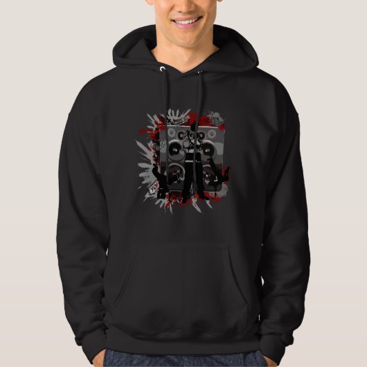 Hip Hop-luidsprekers Hoodie (Voorkant)