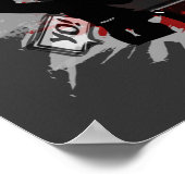 Hip Hop-luidsprekers Poster (Hoek)