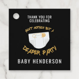 Hip Hop Luierfeest Bedankt Bedankjes Labels