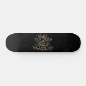 Hip Hop Lyric Skate Deck Wall Art (Horizontaal)