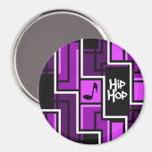 Hip Hop magnet, groot Magneet (Voorkant / Achterkant)