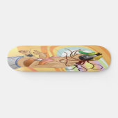 Hip Hop Meisje Skateboard (Horizontaal)