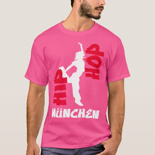 Hip-Hop Munich Dancing Music Graffiti T-shirt (Voorkant)
