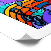 Hip Hop Music-Poster tot 15x15 Poster (Hoek)