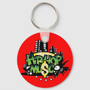 Hip Hop Music Sleutelhanger