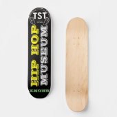 HIP HOP MUSUEM Skateboard, 7¾" Deck Persoonlijk Skateboard (Voorkant)