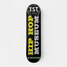 HIP HOP MUSUEM Skateboard, 7¾" Deck