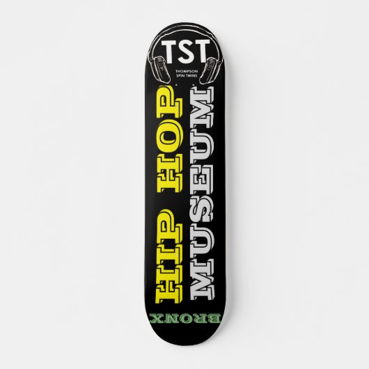 HIP HOP MUSUEM Skateboard, 7¾" Deck Persoonlijk Skateboard (Voorkant)