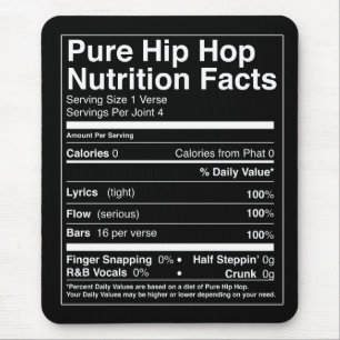 Hip Hop Nutrition Facts Muismat