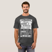 Hip Hop Old School Retro Artists Cassettes Rap T-shirt (Voorkant volledig)