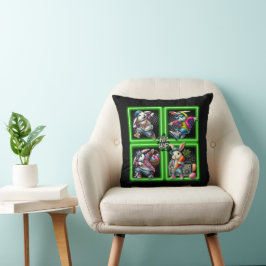 Hip Hop Paashaas Buddies, Neon Green | Kussen