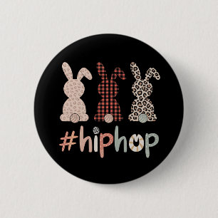 Hip Hop Paashaas Lente Schattig Ronde Button 5,7 Cm