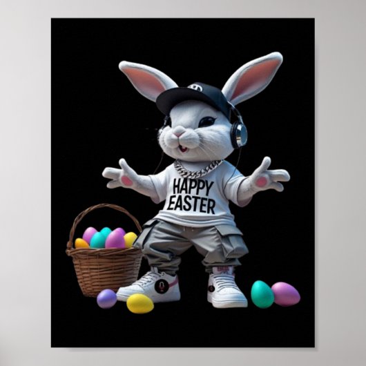 Hip-hop paashaas poster (Voorkant)