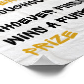 Hip Hop Pacifier Hunt Urban Baby shower Game Poster (Hoek)