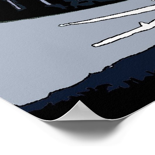 Hip-Hop-Platenspeler Poster (Hoek)