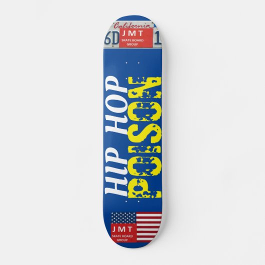 HIP HOP POISON Skateboard (Voorkant)